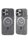 Apple iPhone 14 Pro Max Kılıf Apollo Magneticsafe Desenli Kapak - Apollo Siyah - 1-1