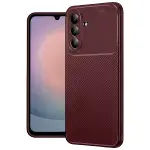 Samsung Galaxy A26 Kılıf Auto Focus Karbon Kapak - Bordo-1