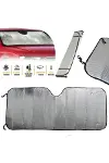 Araç Ön Cam Güneşlik UV ve Isı Koruma Katlanabilir Toyota Corolla Skoda Superb Dacia Duster Ford Foc-3