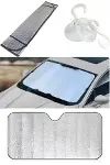 Araç Ön Cam Güneşlik UV ve Isı Koruma Katlanabilir Toyota Corolla Skoda Superb Dacia Duster Ford Foc-4