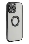 Apple iPhone 14 Pro Kılıf Slot Silikon - Siyah-2