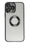 Apple iPhone 14 Pro Kılıf Slot Silikon - Siyah-1