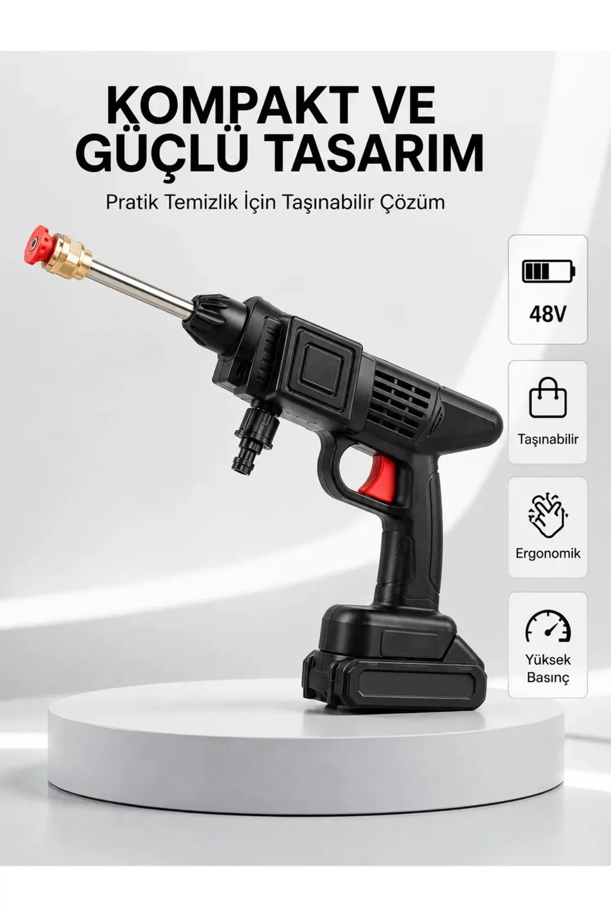 48V Şarjlı Basınçlı Tezlik Tabancası 2025 A Kalite Seri