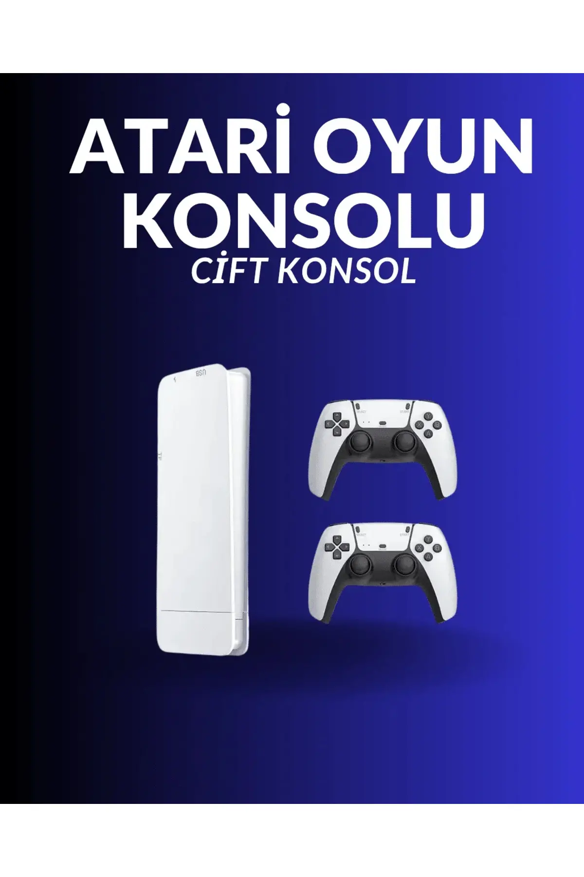 HD Çıkışlı Çift Kablosuz Kollu Retro Game Stick – M15