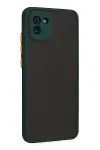 Samsung Galaxy A03 Kılıf Montreal Silikon Kapak - Yeşil-2