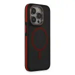 Joko Apple İphone 15 Pro Rocky Magsafe Kapak - Siyah-kırmızı-2