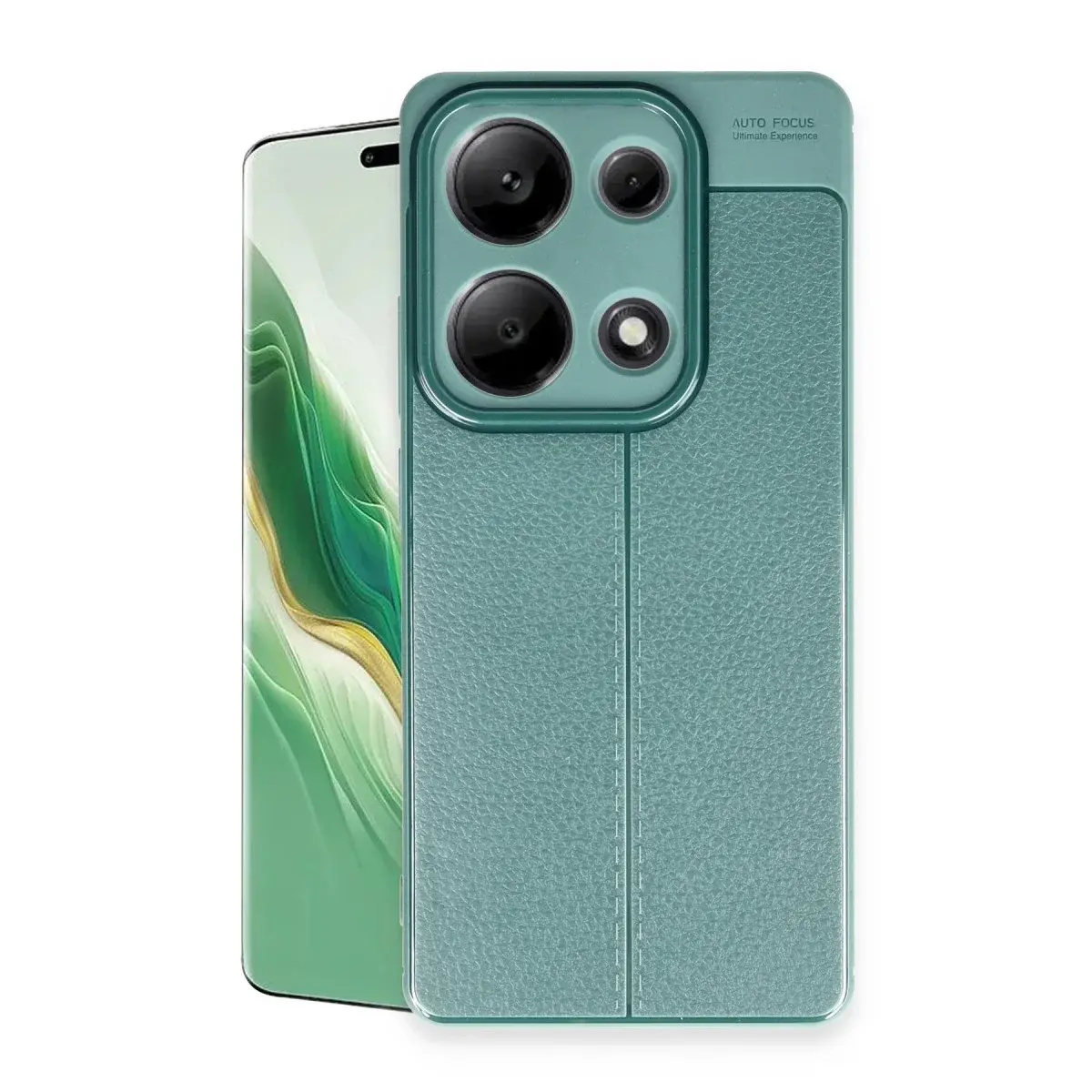 Xiao Red Note 13 Pro 4g Kılıf Auto Focus Kapak - Koyu Yeşil