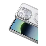 Xiao Red Note 14 4g Joke Simli Magneticsafe Kılıf - Gümüş-2