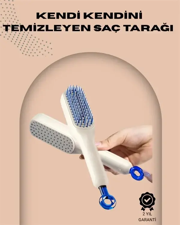 Otomatik Tezlenen Ergonok Saç Tarağı – Masaj Başlıklı