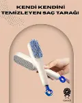 Otomatik Tezlenen Ergonok Saç Tarağı – Masaj Başlıklı-1