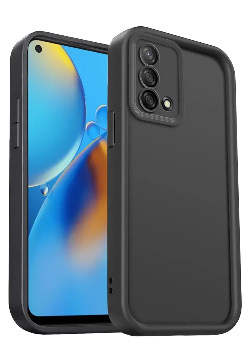 Oppo A74 4G Kılıf Viera Silikon - Siyah