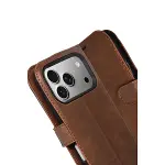Apple İphone 17 Pro Max Trend S Plus Kapaklı Kılıf - Taba-2