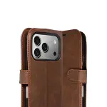 Apple İphone 17 Pro Max Trend S Plus Kapaklı Kılıf - Taba-3