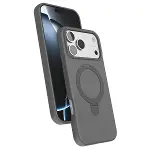 Apple İphone 17 Pro Max Regal Magsafe Standlı Kapak - Titan Gri-1