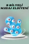 9 Bilyeli El Şeklinde Omuz Bacak Masaj Aleti Masaj Eldiveni Giyilebilir Plastik Vücut Sıkılaştırıcı-1
