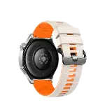 Apple Watch Ultra 49mm noc Kordon - Beyaz-Turuncu-3
