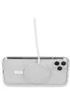 Apple iPhone 16 Kılıf Pc Real Magsafe Kapak - Şeffaf-3