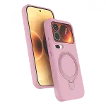 Xiao 17 Pro Max Regal Magsafe Standlı Kapak - Açık Pembe-1