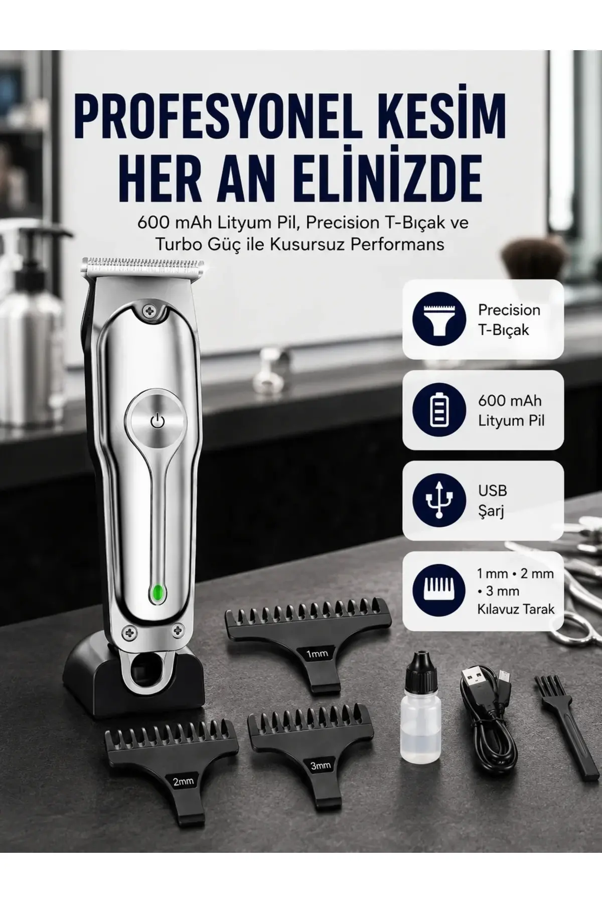 Saç Sakal Kesme Makinesi Lazer Epilasyon Öncesi Kısaltma Makinesi