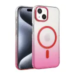 Apple İphone 14 Glossy Magsafe Kapak - Pembe-1