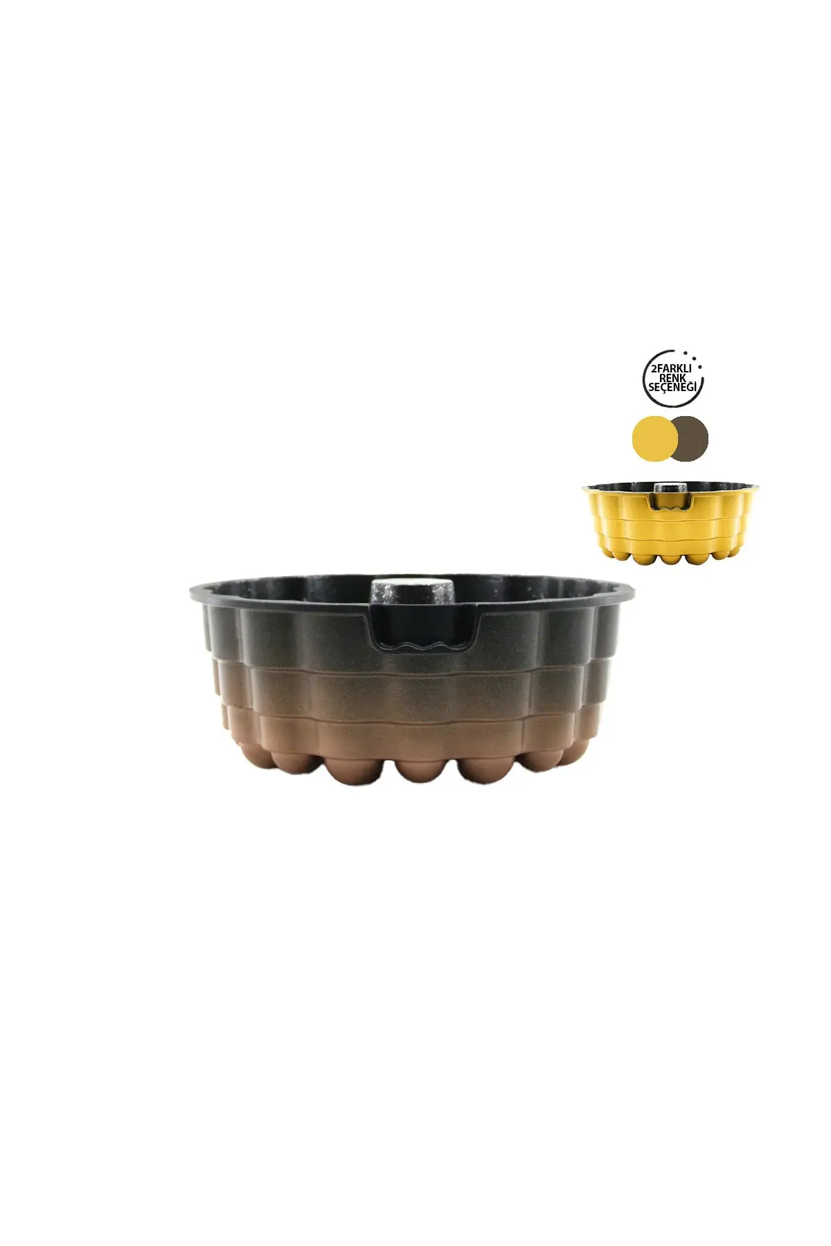Döküm Göbekli Kek Kalıp Atom Çap: 26CM - Derinlik: 8CM