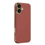 Apple iPhone 16 Kılıf Volet Silikon - Kırmızı-3
