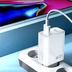 120W USB Hızlı Type C Uçlu Kablolu Şarj Aleti-3