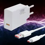 120W USB Hızlı Type C Uçlu Kablolu Şarj Aleti-1