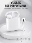 2. Nesil Bluetooth Android ve İOS Uyumlu Kablosuz Kulaklık Çağrı Cevaplama-1