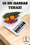 Kompakt Tasarım ve Tek Tuşla Sıfırlama Özelliğiyle Kullanımı Kolay Mutfak Tartısı-1