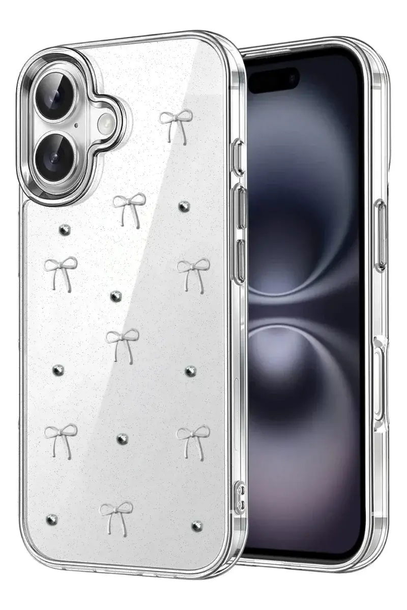 Apple iPhone 16 Fiyonk Desenli Kapak - Desen 5