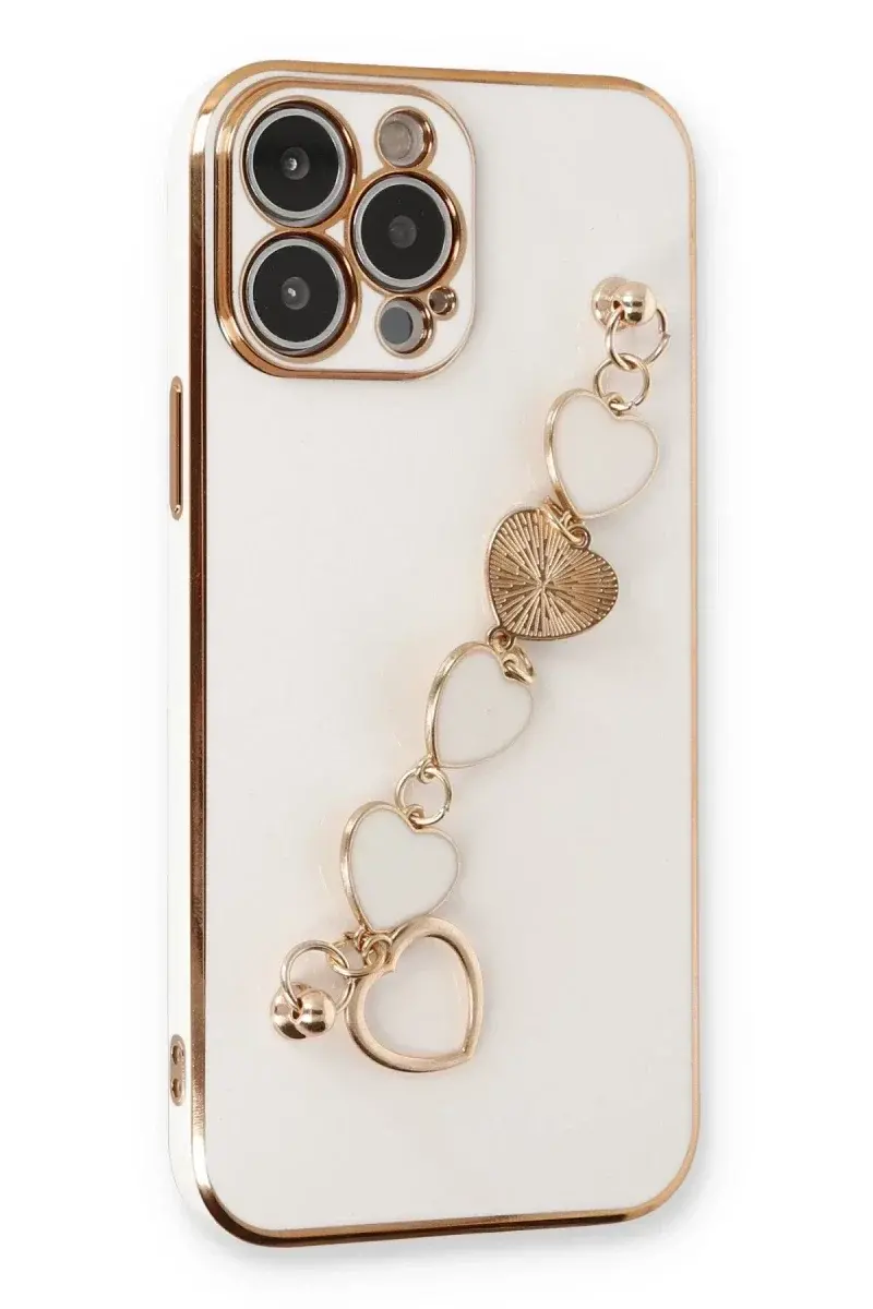 Apple iPhone 14 Pro Kılıf Esila Silikon - Beyaz