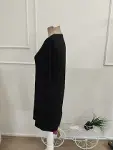 Kadın Uzun Kollu Bisiklet Yakalı Kısa Modal Elbise-5