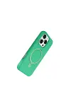 Apple İphone 16 Pro Max Regal Magsafe Standlı Kapak - Yeşil-3