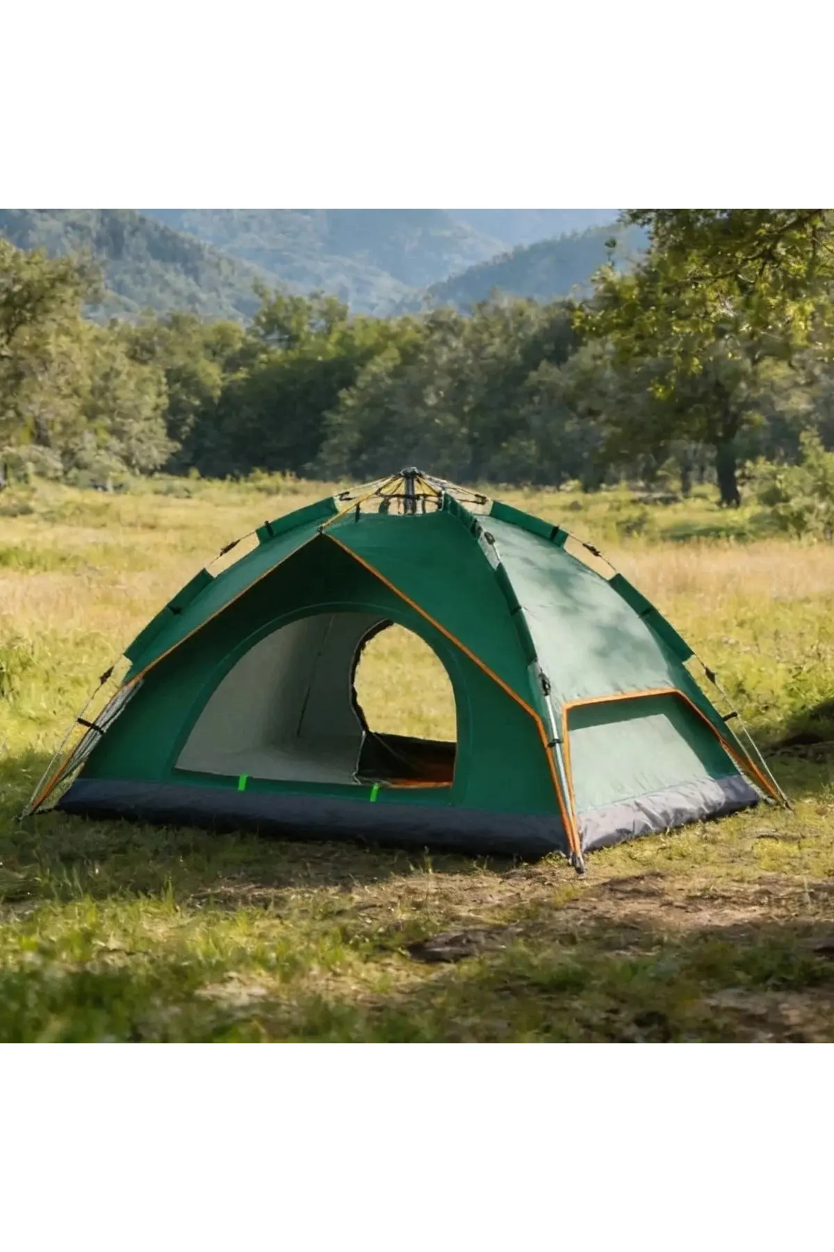 6 Kişilik Otomatik Kamp Çadırı – Çift Katmanlı, Suya Dayanıklı, Hızlı Kurulum Outdoor Aile ve Doğa Ç