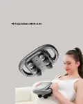 Şarjlı 6 Başlıklı Masaj Tabancası 2000 mAh Sessiz Güçlü Motor-3