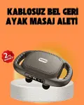 Şarjlı 6 Başlıklı Masaj Tabancası 2000 mAh Sessiz Güçlü Motor-1