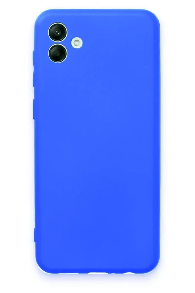 Samsung Galaxy A04 Kılıf First Silikon - Mavi