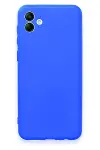 Samsung Galaxy A04 Kılıf First Silikon - Mavi-1
