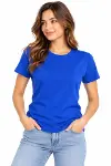 Basic Tişört Bisiklet Yaka Kısa Kol Günlük Yazlık Slim Fit T-Shirt-2