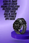 Amoled Ekran 3 Kordonlu Akıllı Saat 5.0 Bluetooth Bağlantılı Android ve İOS Uyumlu-2