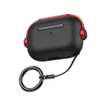 Apple Airpods 3 (3.nesil) Cool Kılıf - Siyah-kırmızı-1