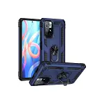 Xiao Red Note 11T Kılıf Sofya Yüzüklü Silikon Kapak - Lacivert-2