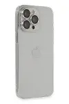 Apple iPhone 13 Pro Max Kılıf Luko Lens Silikon - Gümüş-2