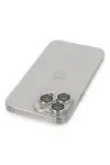 Apple iPhone 13 Pro Max Kılıf Luko Lens Silikon - Gümüş-3