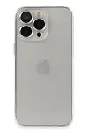 Apple iPhone 13 Pro Max Kılıf Luko Lens Silikon - Gümüş-1