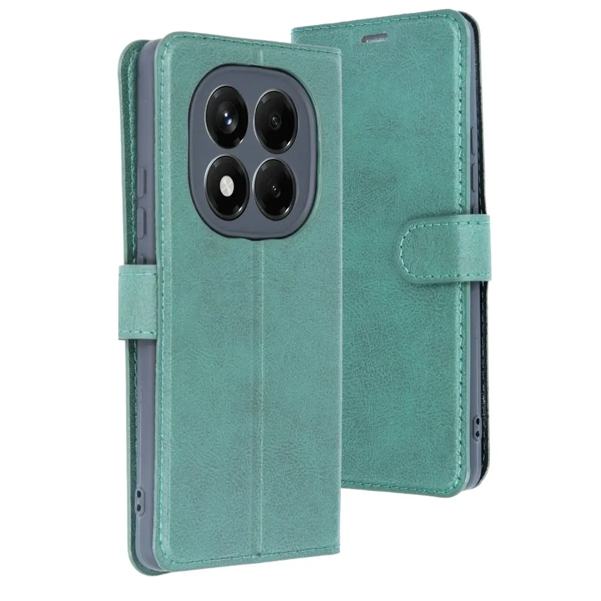 Xiao Red Note 14 Pro 5g Kılıf Trend S Plus Kapaklı Kılıf - Yeşil