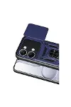Xiao Poco X8 Pro Max Pars Lens Yüzüklü Silikon - Lacivert-2
