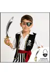 Korsan Kılıç ve Göz Bandı Seti Parlak (Çocuk & Yetişkin Uyumlu)-1