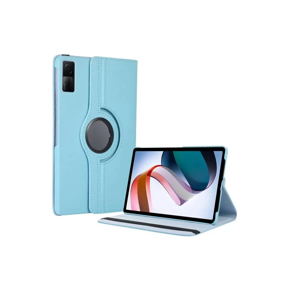 Xiao Red Pad Se 4g Kılıf 360 Tablet Deri Kılıf - Turkuaz